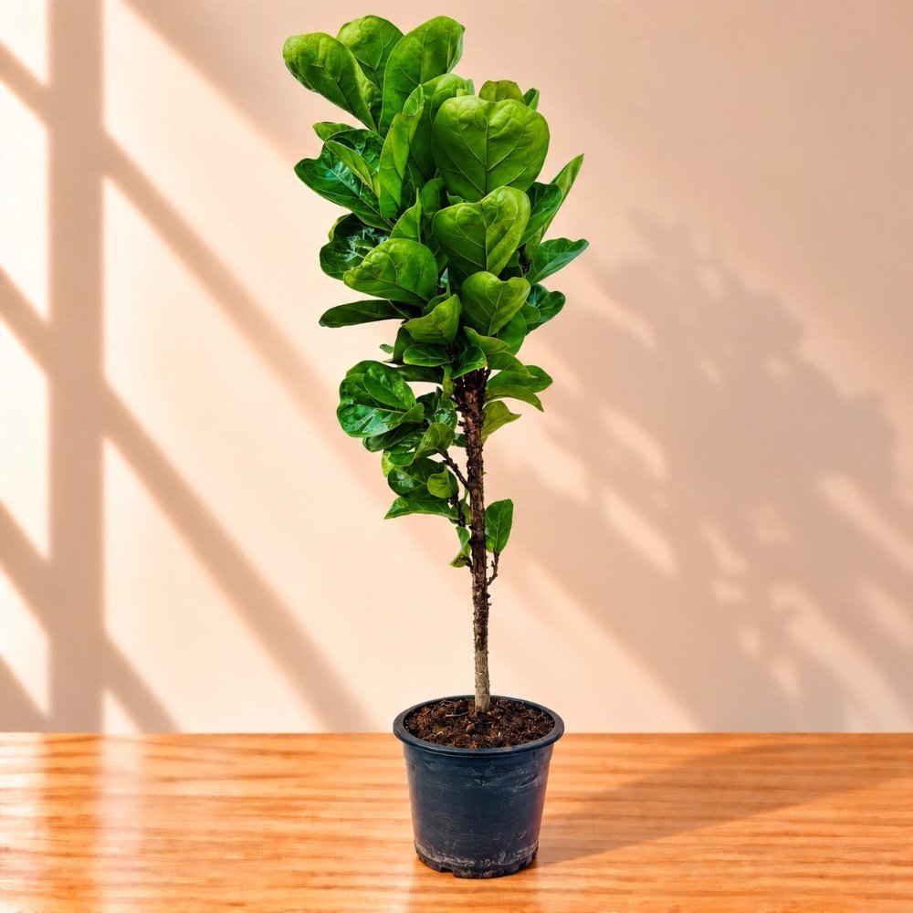 Fiddle leaf fig plant